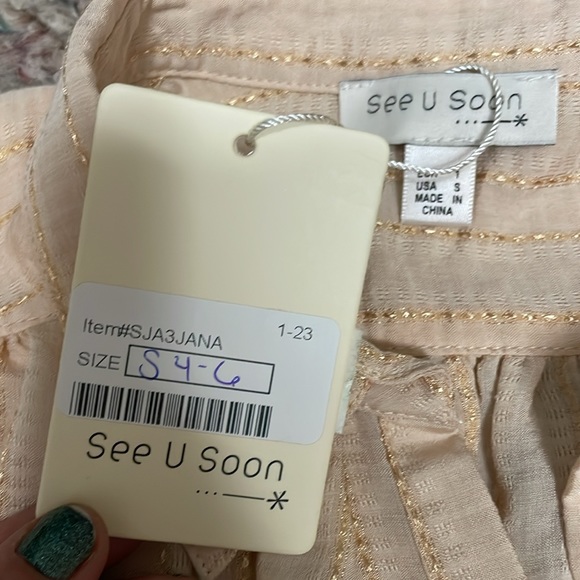 New see u soon blouse - Picture 2 of 7